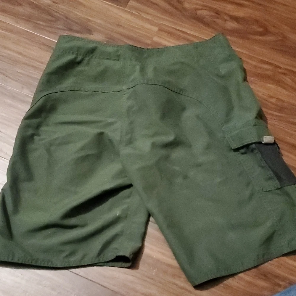 Hurley Forest Green Men's Cargo Shorts - Picture 5 of 5